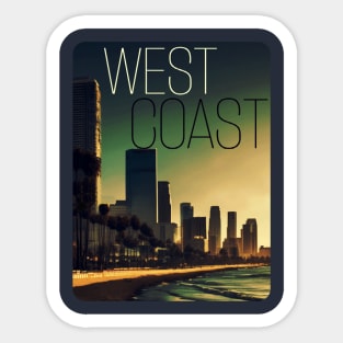 West coast Sticker